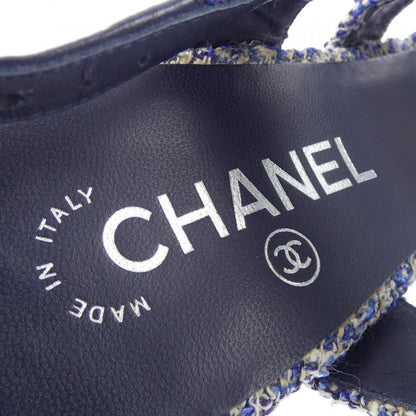 Chanel Sandals Blue — view 6