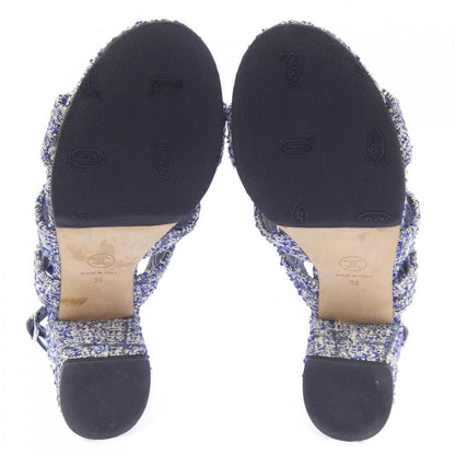 Chanel Sandals Blue — view 4