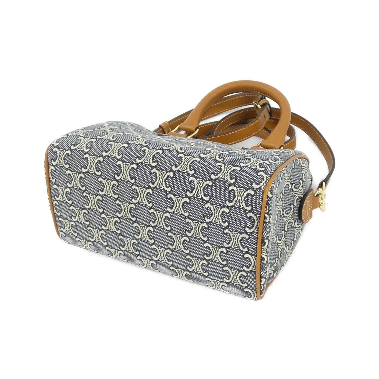 Celine Boston Bag Travel Bags Navy — view 2