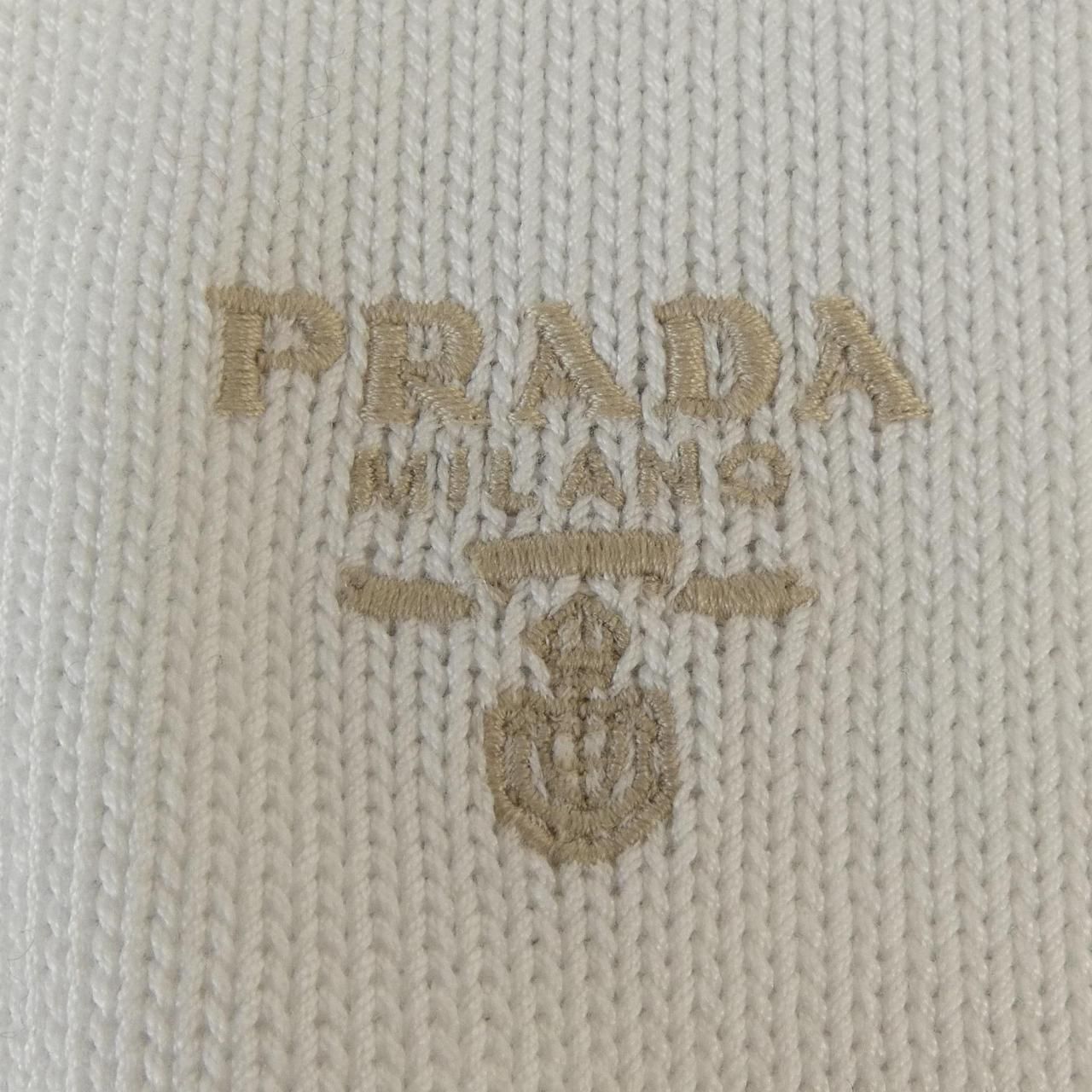Prada Cotton Crew Neck Sweater Knit — view 7