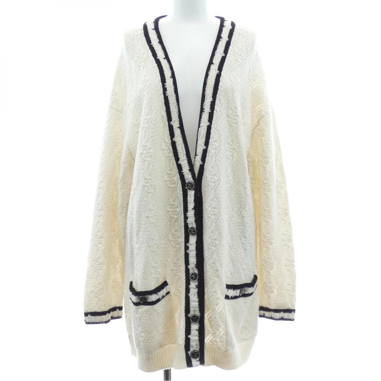 Chanel Long Cardigan Black