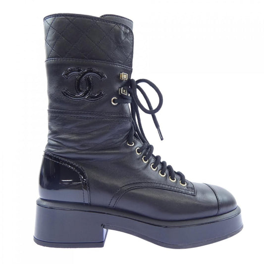 Chanel Lace UP Boots