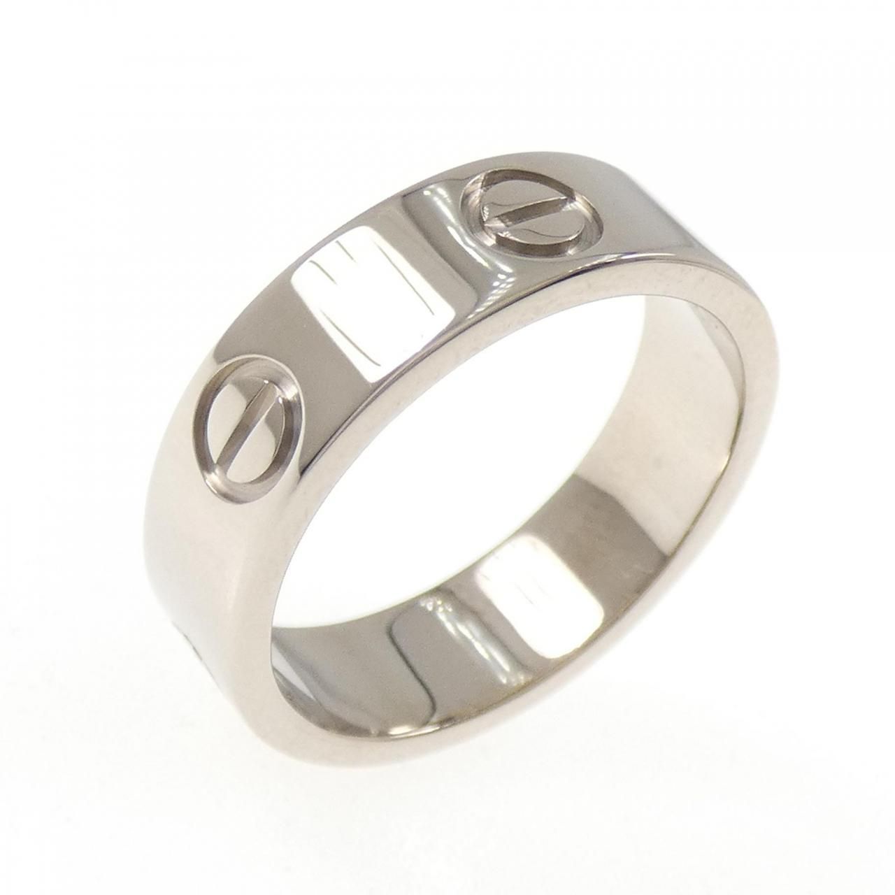 Cartier Love Ring White Gold
