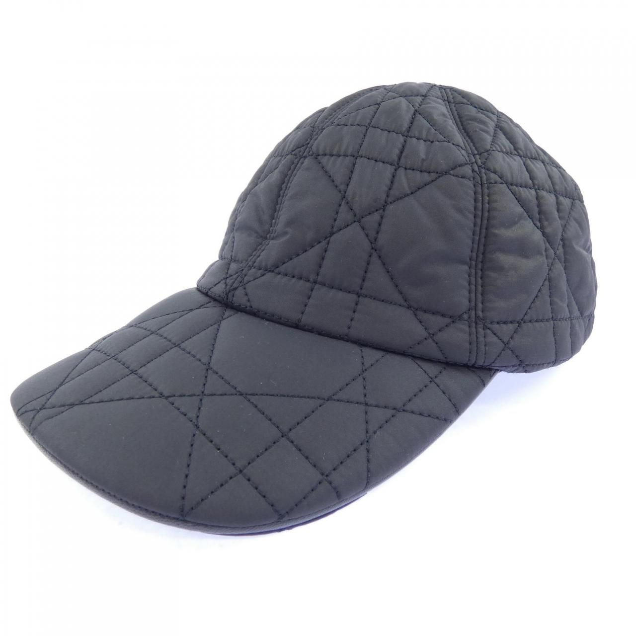 Dior D-player Cannage Quilted Cap Hat