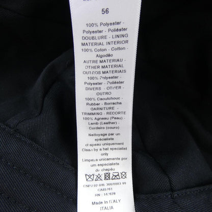 Dior D-player Cannage Quilted Cap Hat — view 3