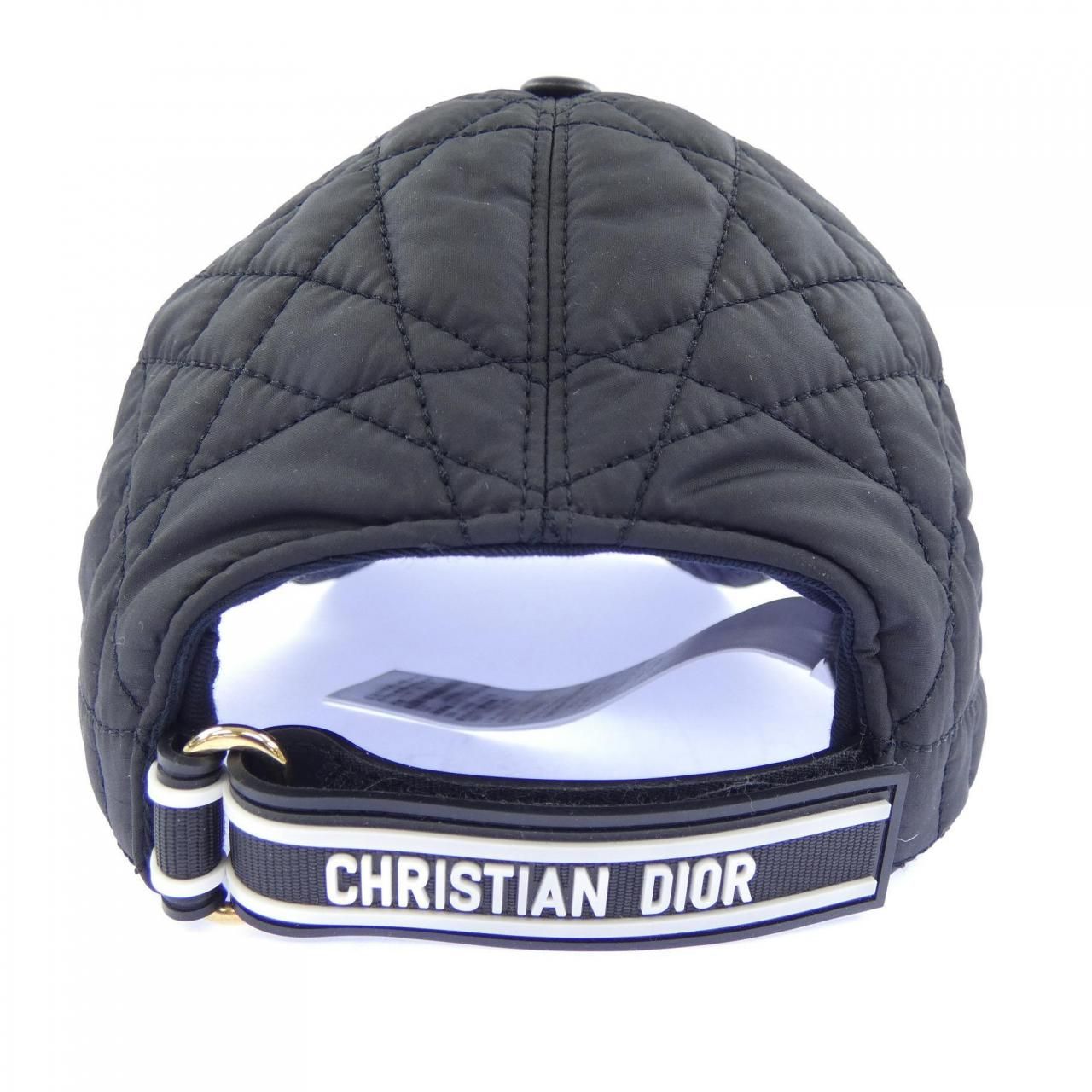 Dior D-player Cannage Quilted Cap Hat — view 4