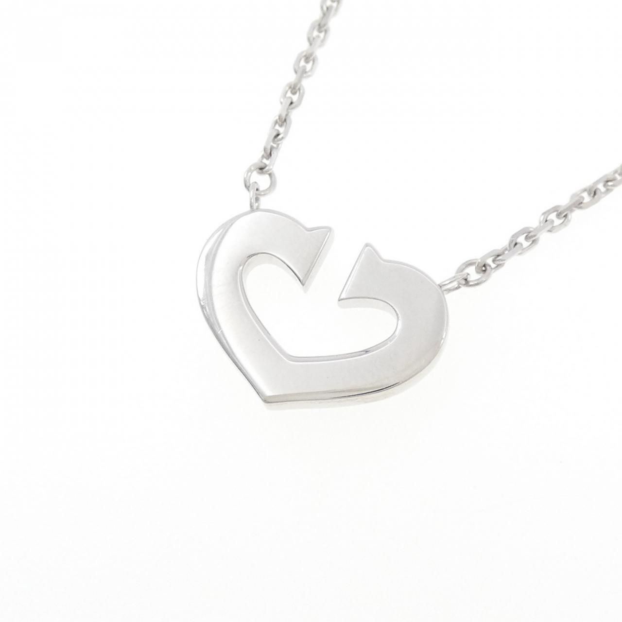 Cartier C Necklace White Gold — view 3