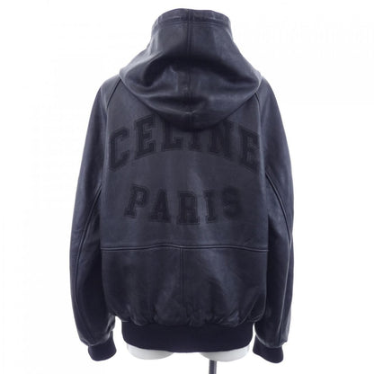Celine Leather Jacket Black — view 2