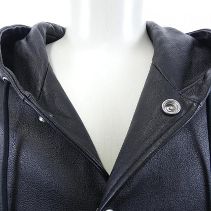 Celine Leather Jacket Black — view 5
