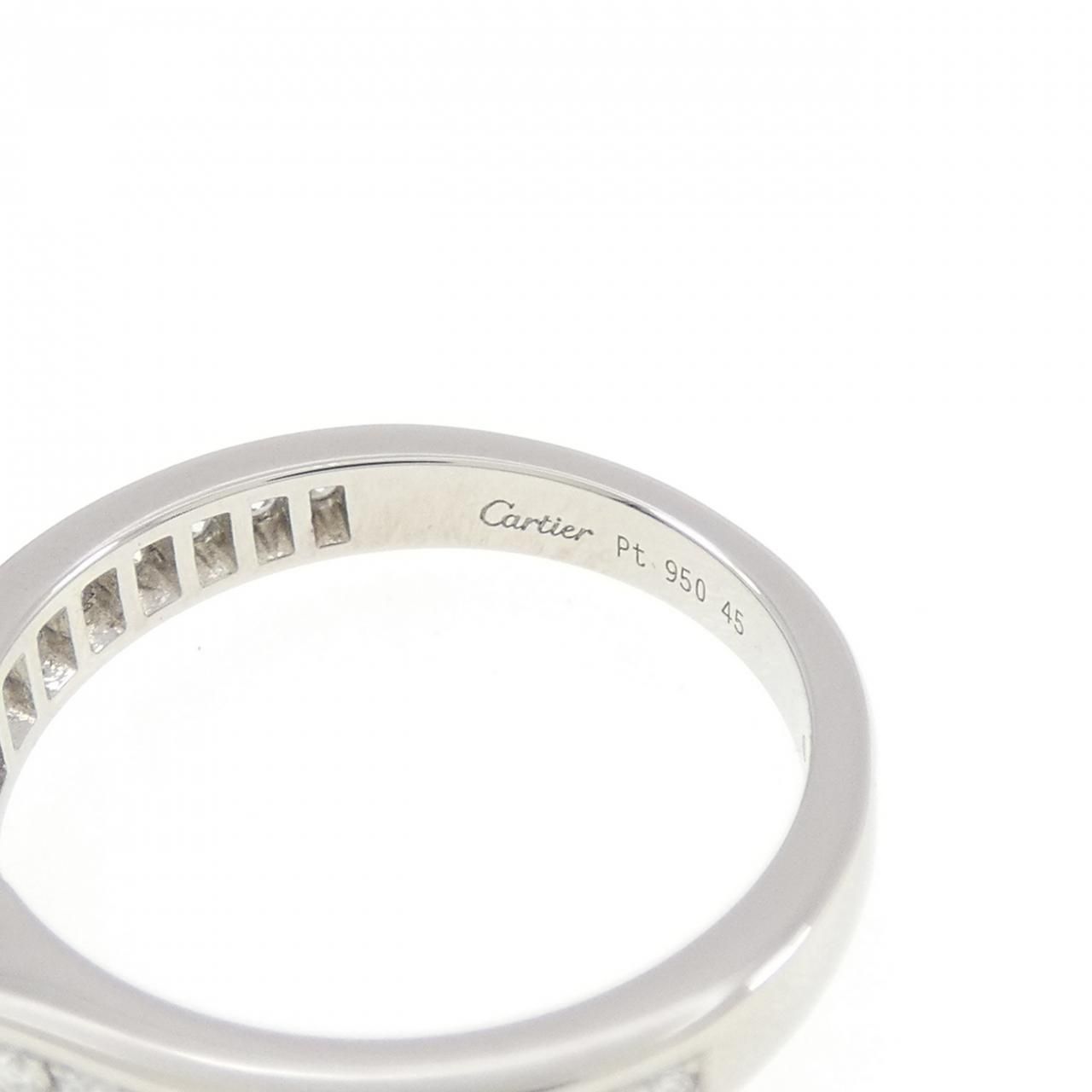 Cartier Solitaire Ring Silver — view 4