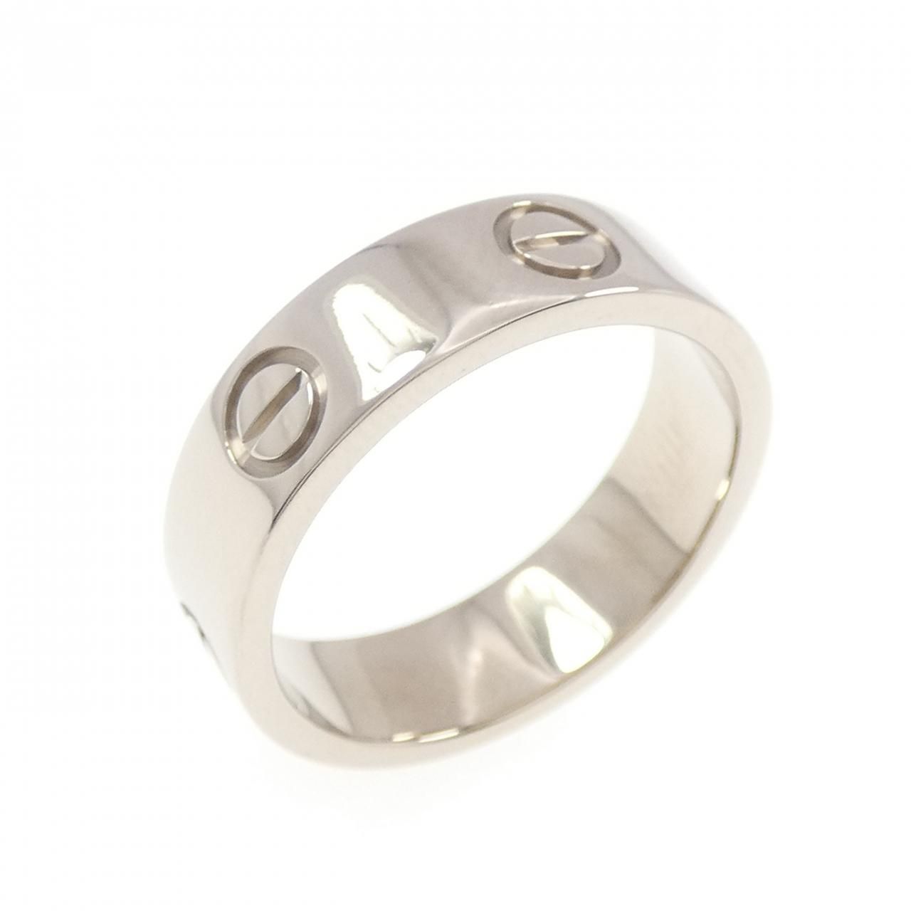 Cartier Love Ring White Gold