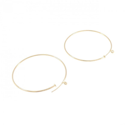 Tiffany & Co Diamond Hoop Earrings — view 3