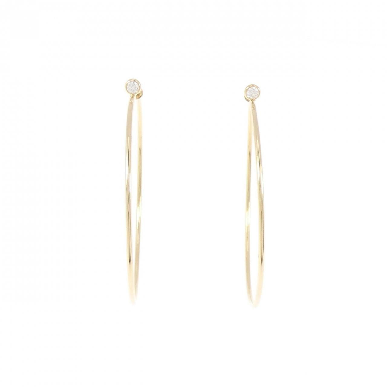 Tiffany & Co Diamond Hoop Earrings