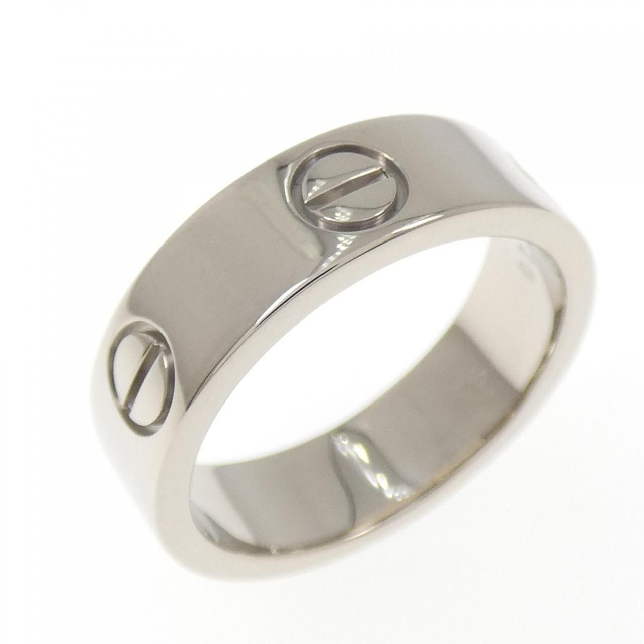 Cartier Love Ring White Gold