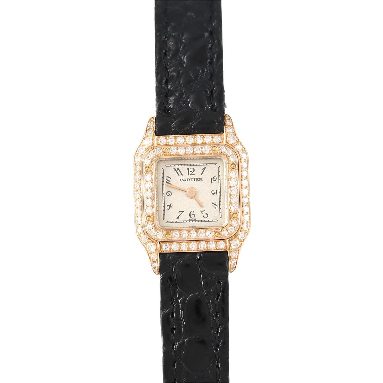 Cartier Mini Panthère PG RG Quartz Watch