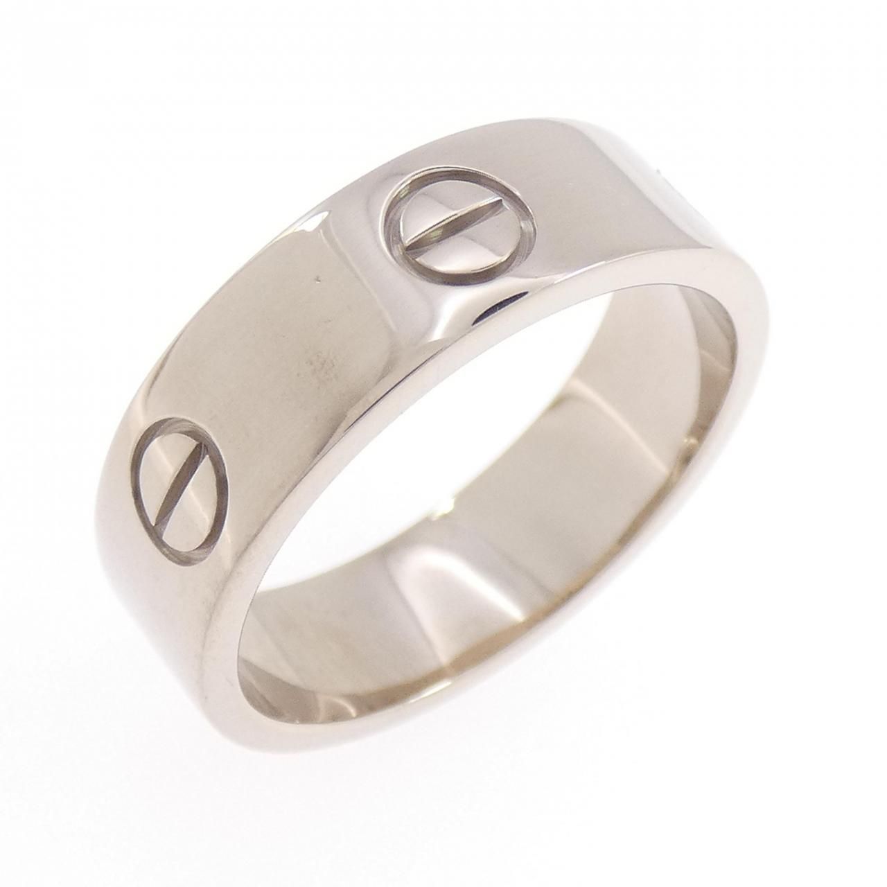 Cartier Love Ring White Gold