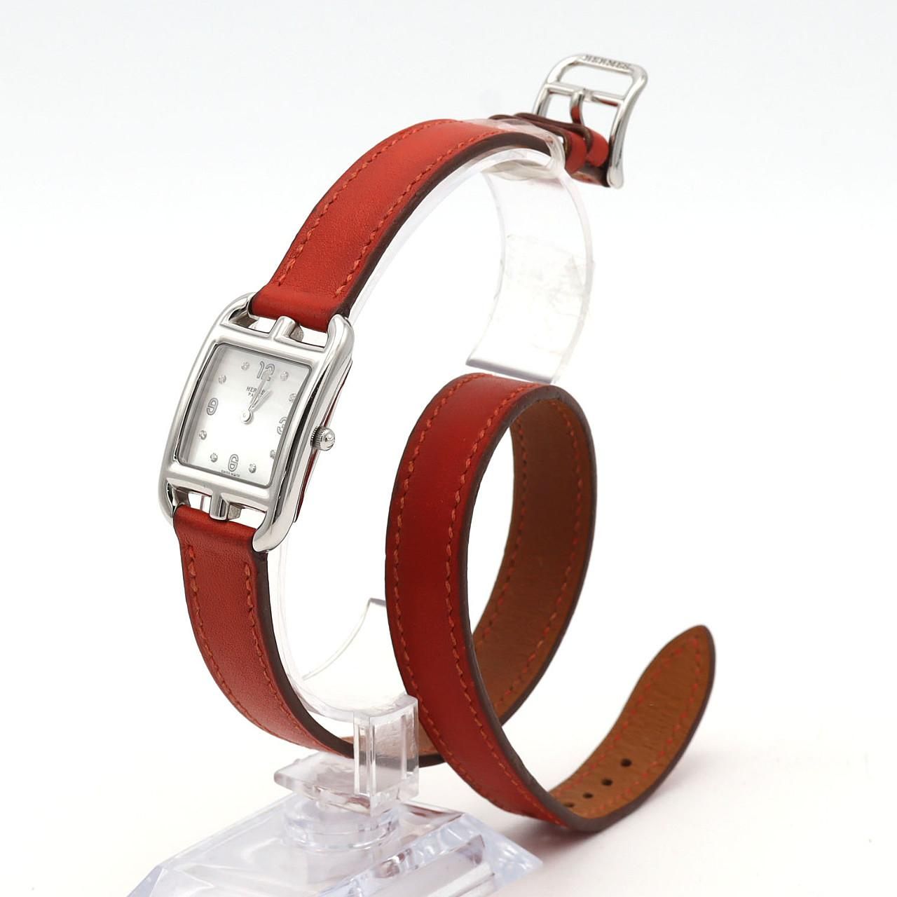 Hermes Cape Cod Double Tour SS Quartz Watch — view 2
