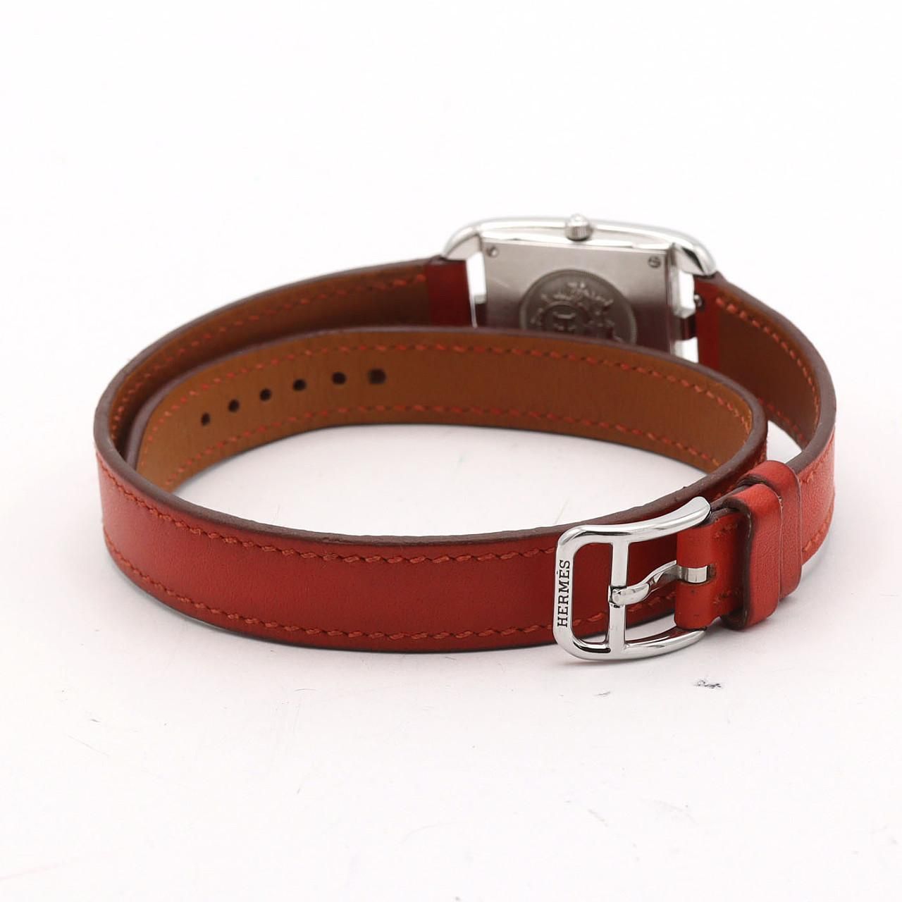 Hermes Cape Cod Double Tour SS Quartz Watch — view 7