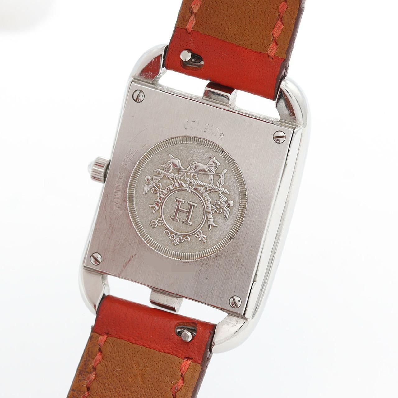 Hermes Cape Cod Double Tour SS Quartz Watch — view 6