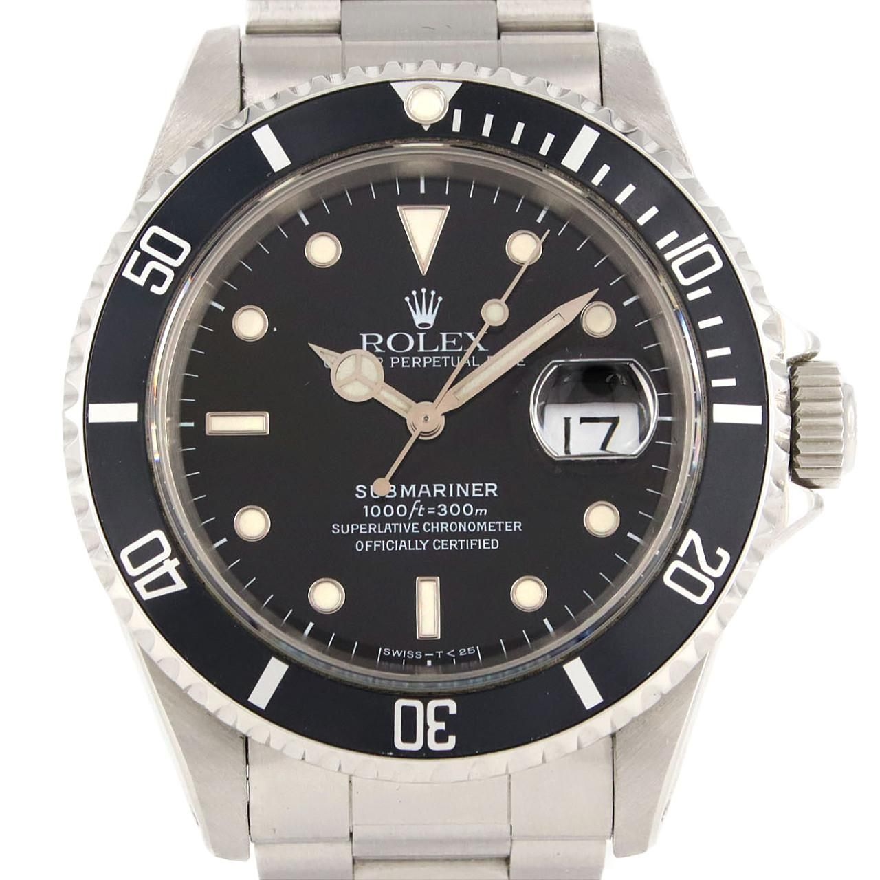 Rolex Submariner Date SS Automatic Winding Number Watch