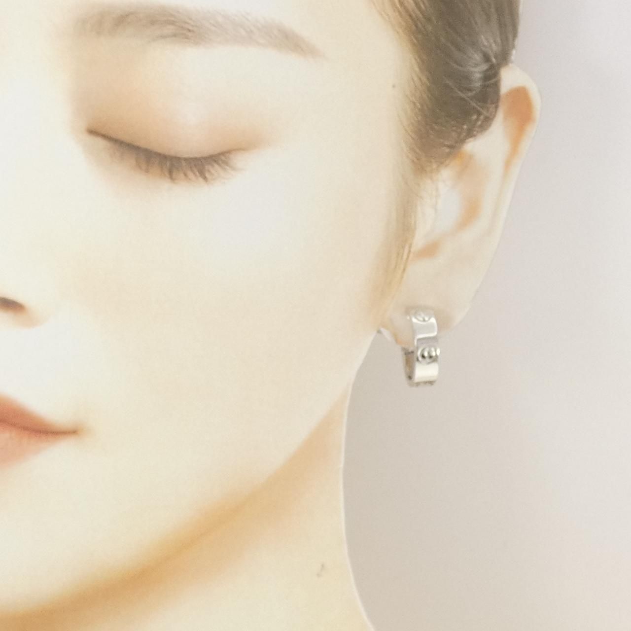 Cartier Love Earrings White Gold — view 4