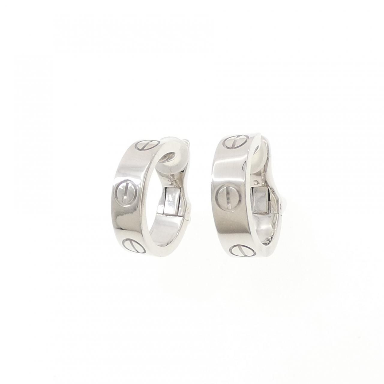 Cartier Love Earrings White Gold — view 2