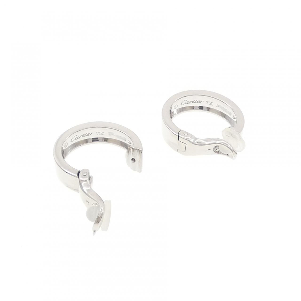 Cartier Love Earrings White Gold — view 3