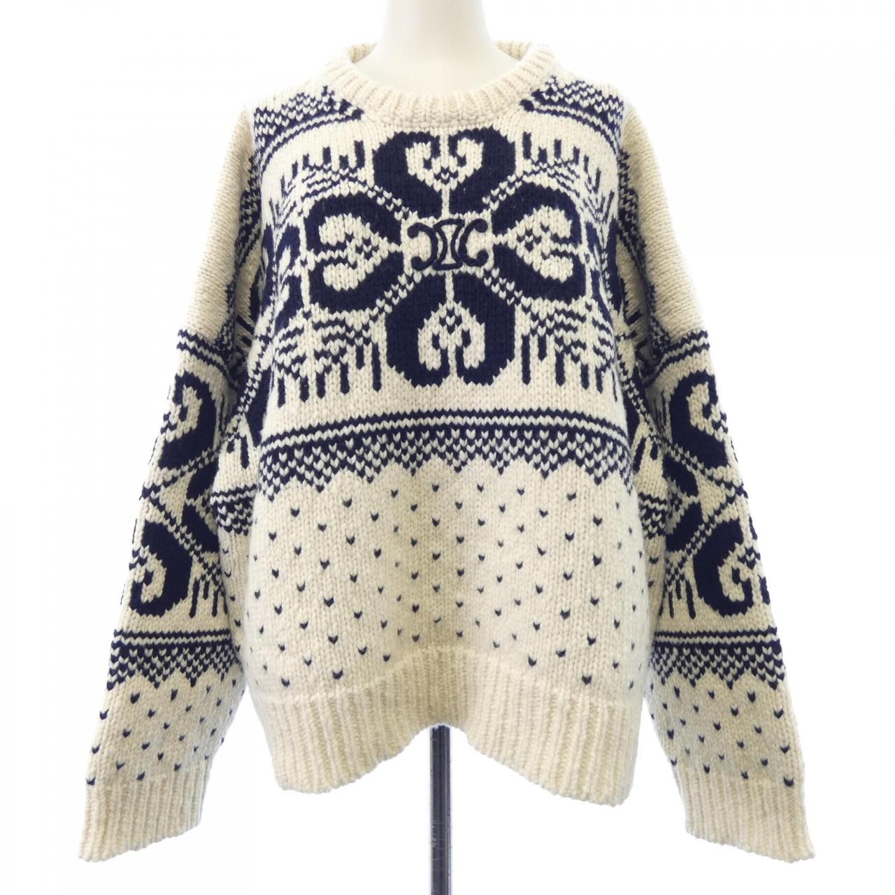 Celine Knit Sweater White