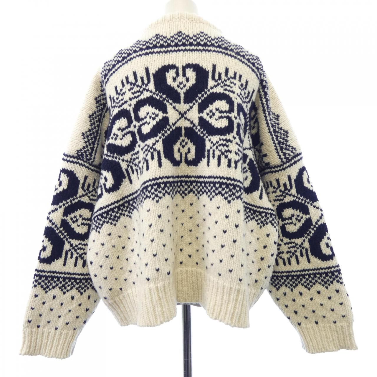 Celine Knit Sweater White — view 2