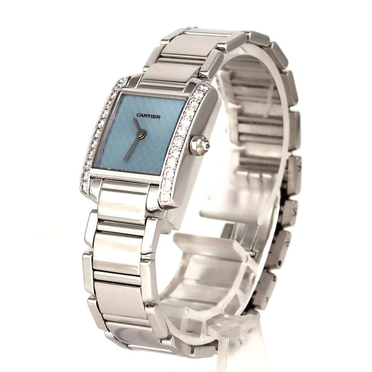 Cartier Tank Francaise SM WG D WG Quartz Watch — view 2