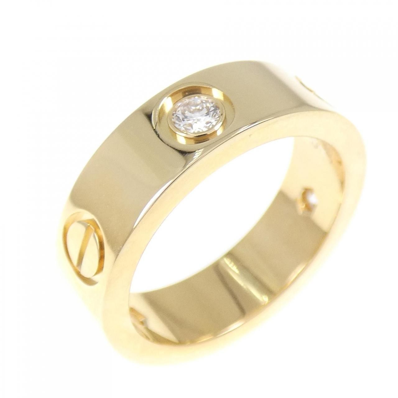 Cartier Love Half Diamond Ring