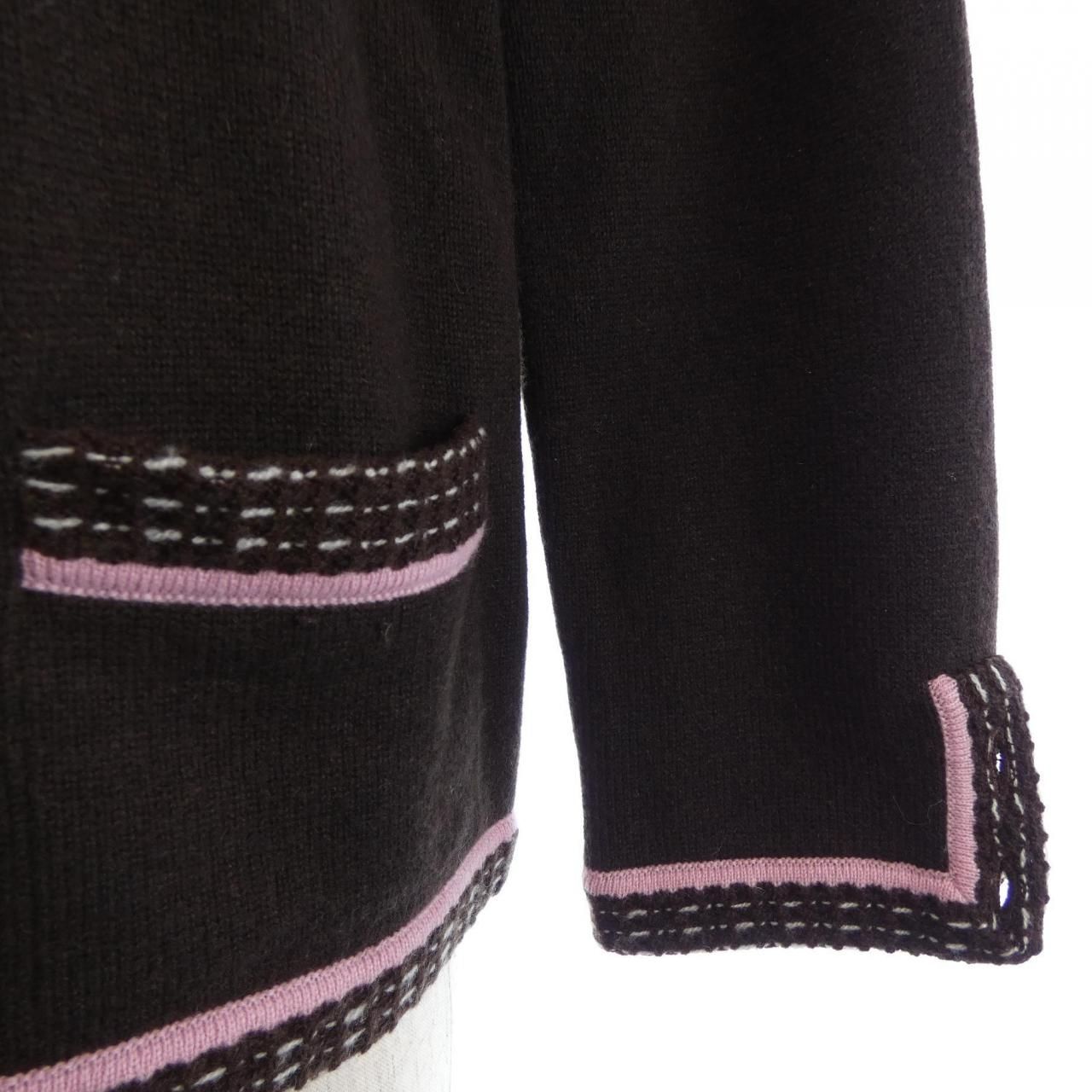 Chanel Vintage Cardigan Brown — view 7
