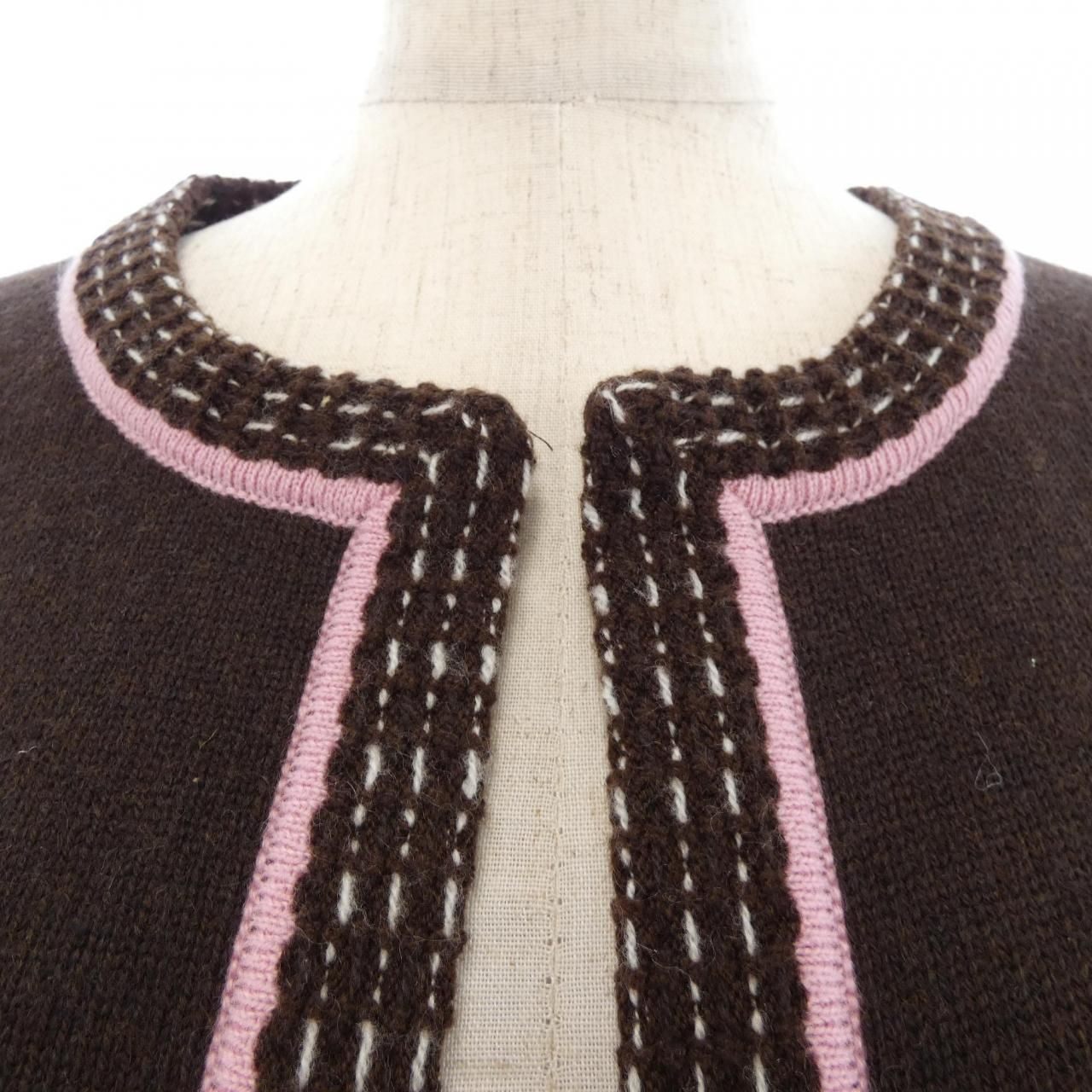 Chanel Vintage Cardigan Brown — view 6