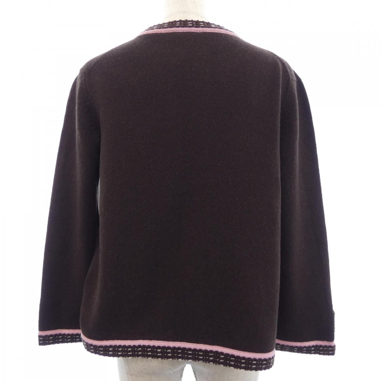 Chanel Vintage Cardigan Brown — view 2