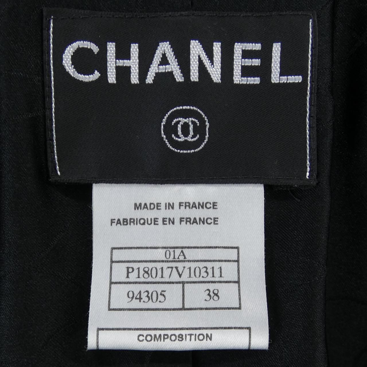 Chanel Vintage Coat Black — view 4