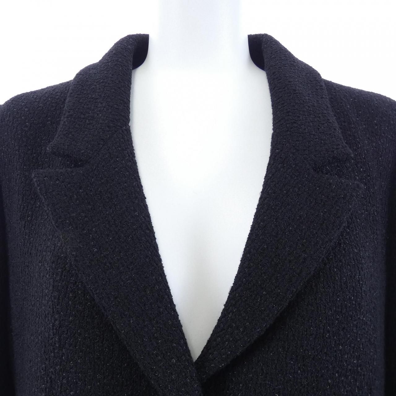 Chanel Vintage Coat Black — view 5