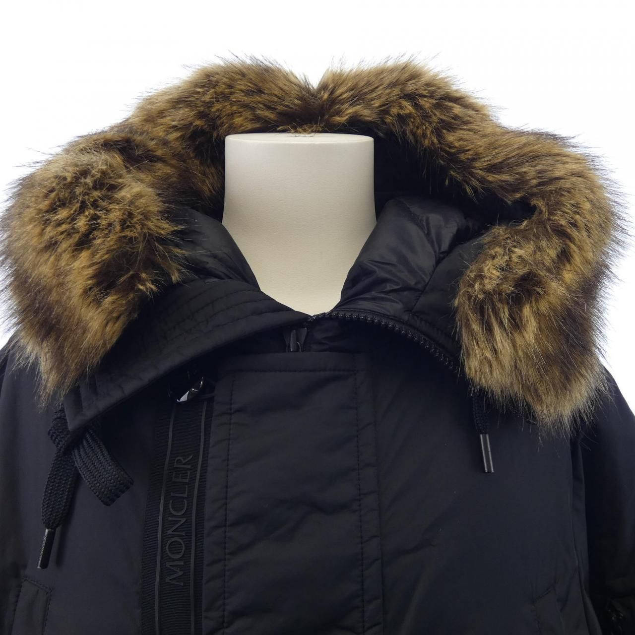 Moncler Aja Down Jacket Coat — view 6