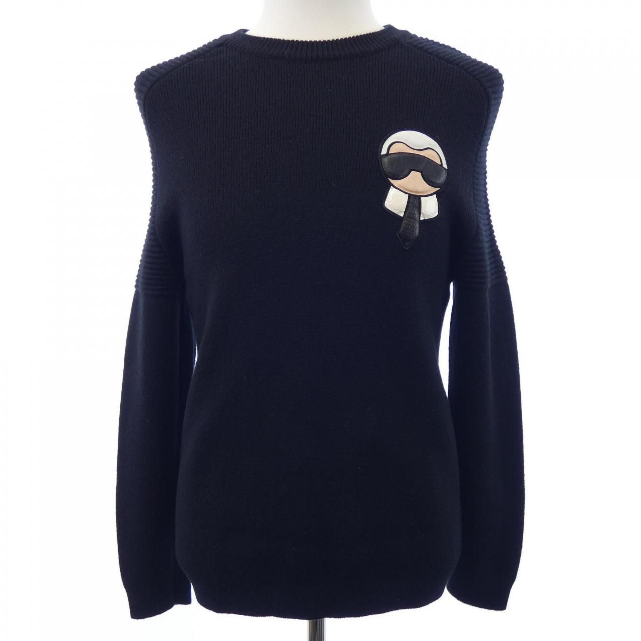 Fendi Knit Sweater Black