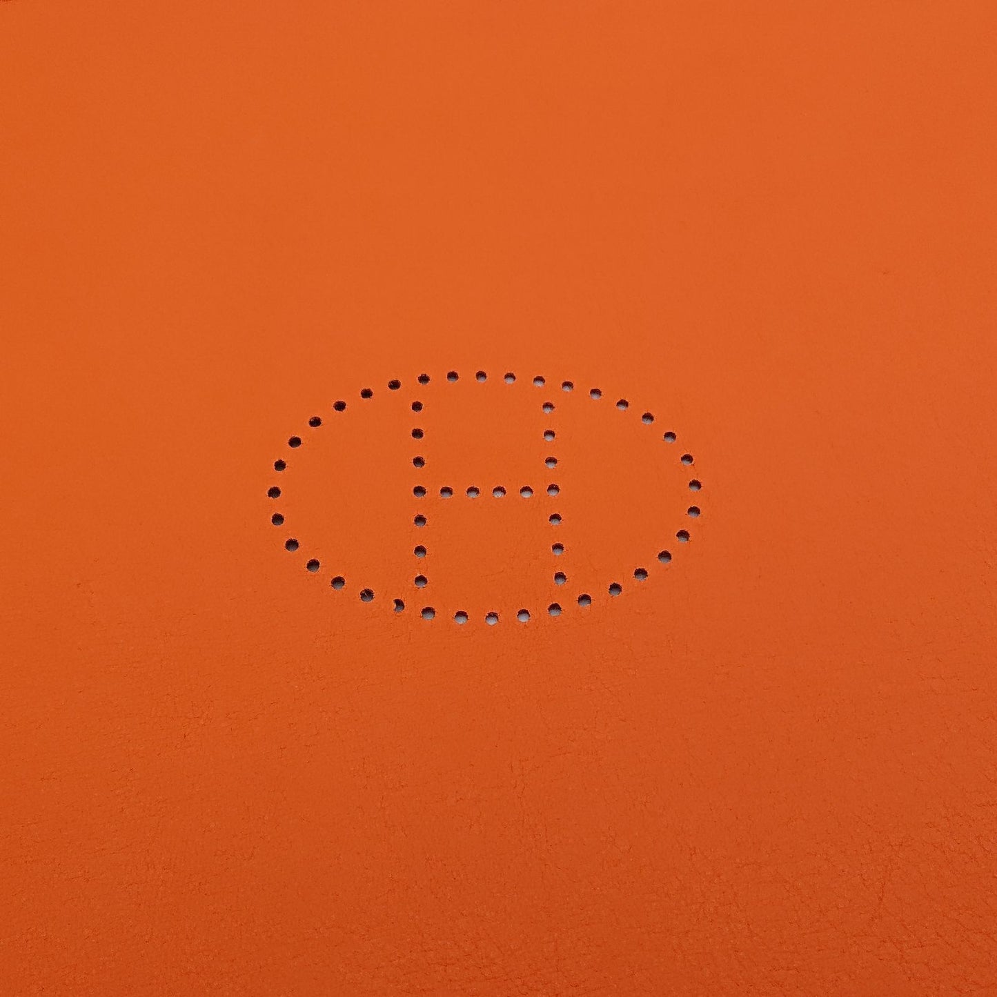 Hermes Vidoposh Midosuji Limited Tray Leather Logo Orange — view 7