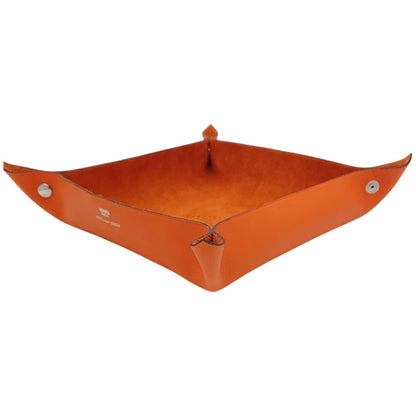 Hermes Vidoposh Midosuji Limited Tray Leather Logo Orange — view 3