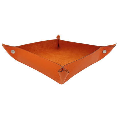 Hermes Vidoposh Midosuji Limited Tray Leather Logo Orange — view 4