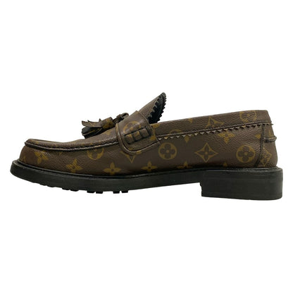 Louis Vuitton Loafers 8 Voltaire Line Monogram Tassel — view 3
