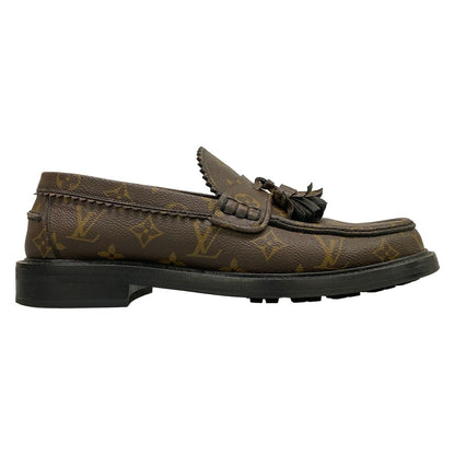 Louis Vuitton Loafers 8 Voltaire Line Monogram Tassel — view 4
