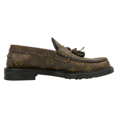 Louis Vuitton Loafers 8 Voltaire Line Monogram Tassel — view 2