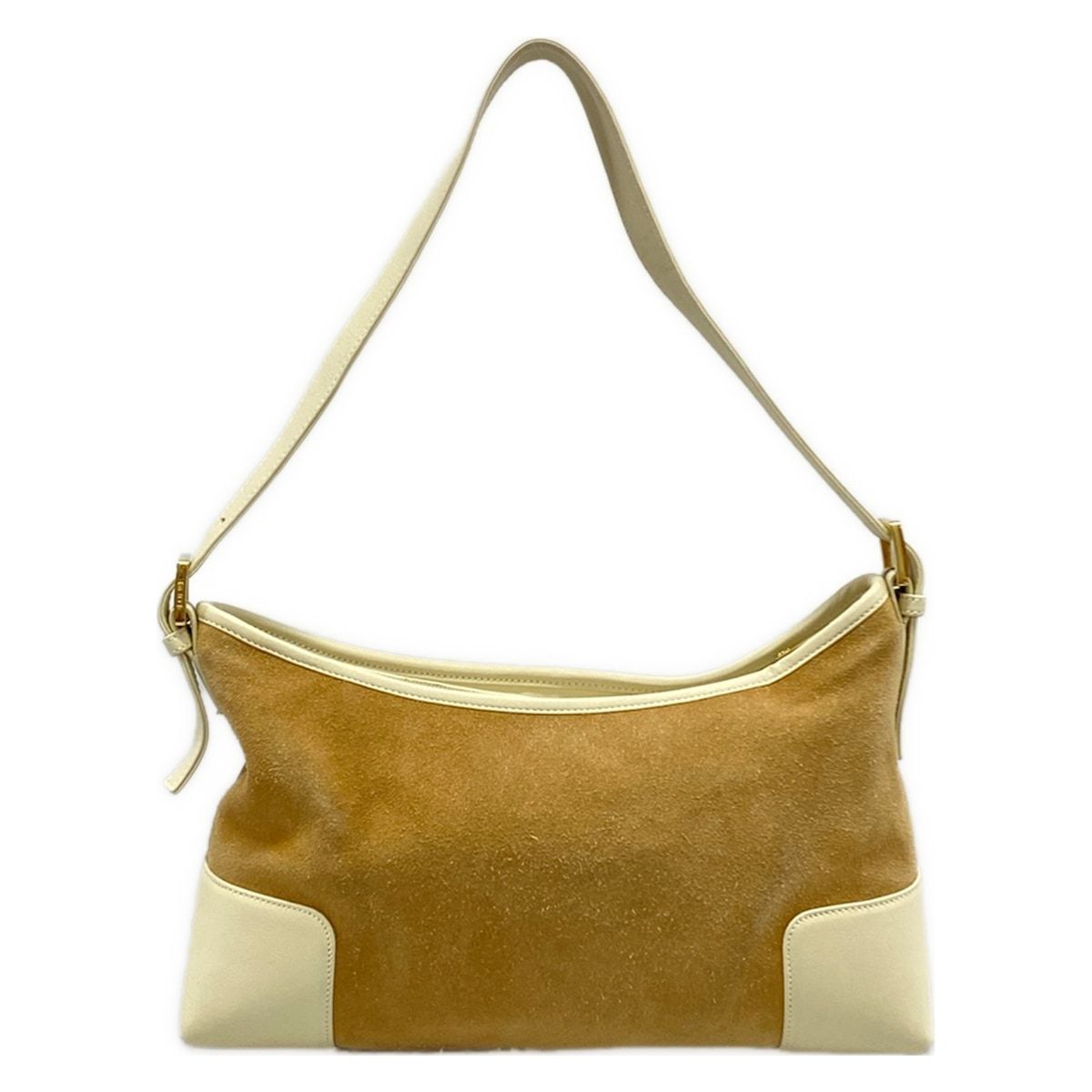 Loewe Shoulder Bag Beige Ivory Anagram Leather — view 3