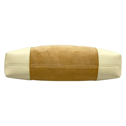 Loewe Shoulder Bag Beige Ivory Anagram Leather — view 5
