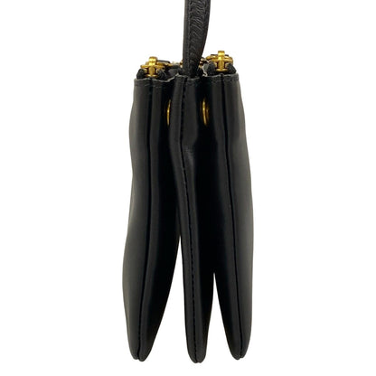 Celine Shoulder Bag Trio Black Leather — view 2