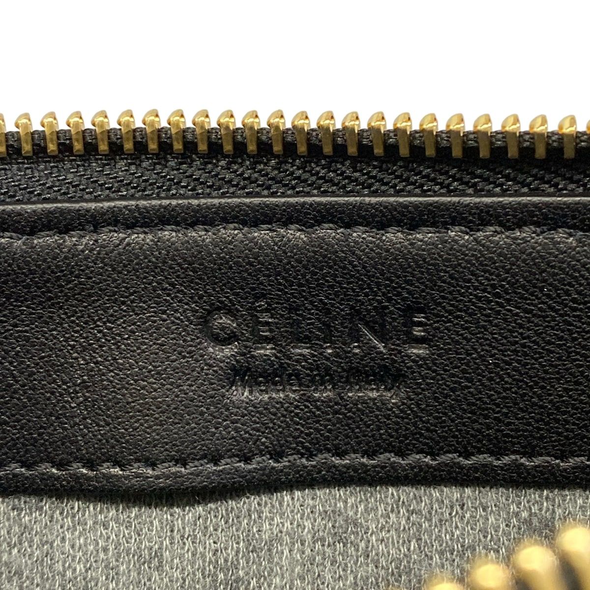 Celine Shoulder Bag Trio Black Leather — view 9