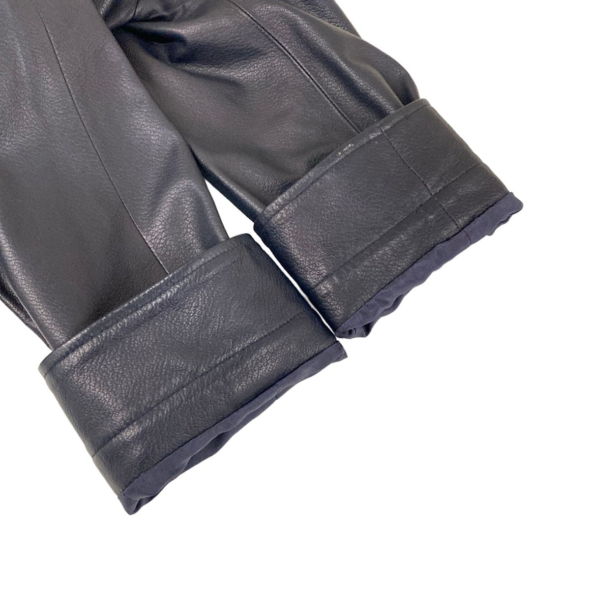 Chanel Jacket 38 M Dark Navy Long Sleeve Lambskin Spring Autumn — view 6