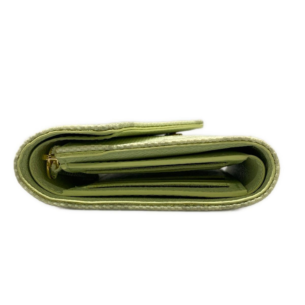 Louis Vuitton Bifold Wallet Monogram Portefeuille Victorine Vert Annie Leather — view 8
